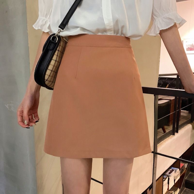 [In stock] black dress / half-length / high-waisted skirt / full skirt / full-body skirt / full-length skirt / short skirt / mini skirt