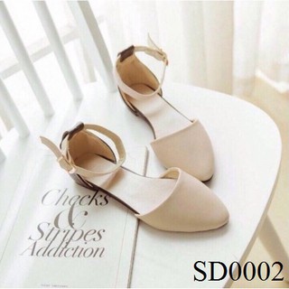 SD-0001	Giày sandal bít mũi nhung