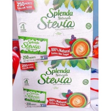 [NHẬP MỸ] Combo 10 Gói Đường Ăn kiêng Splenda Stevia Cỏ Ngọt TỔT Cho Người Bệnh Đường Huyết Ăn Kiêng Keto DAS