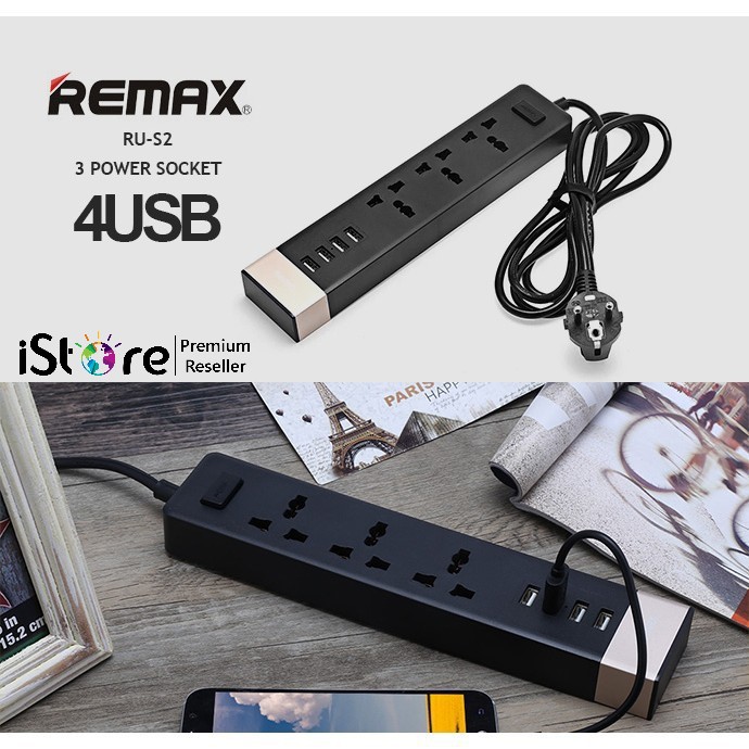 Ổ cắm điện Đa Năng Remax Ru-S2 4USB