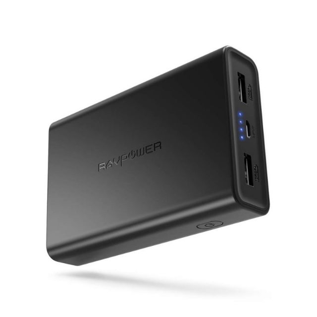 Sạc Dự Phòng RAVPower RP-PB166 10000mAh Sạc Nhanh iSmart 2.0, Output 3.4A - Hàng Chính Hãng