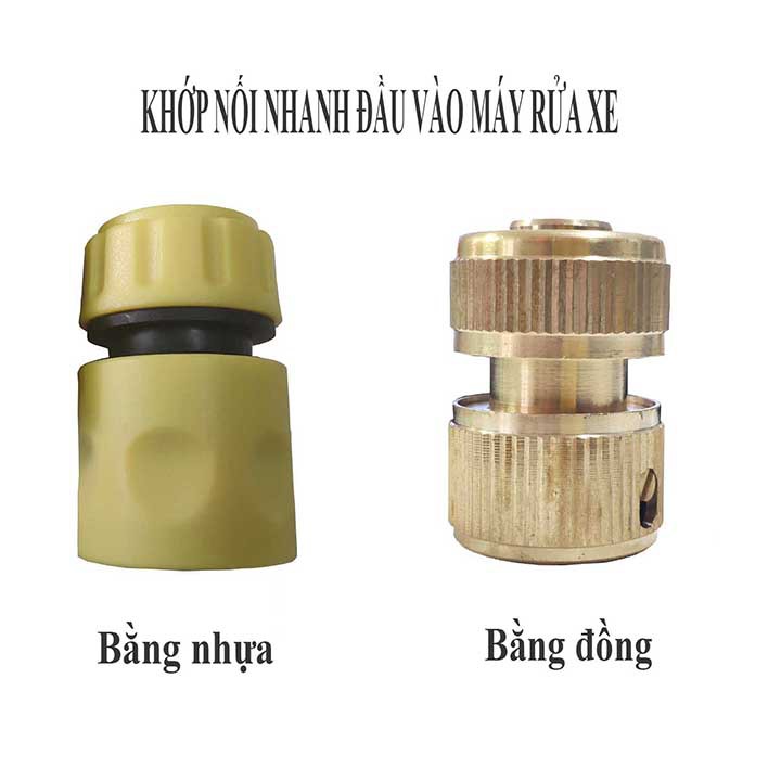 Khớp nối nhanh đầu vào cho máy rửa xe mini áp lực cao - Phụ kiện máy rửa xe