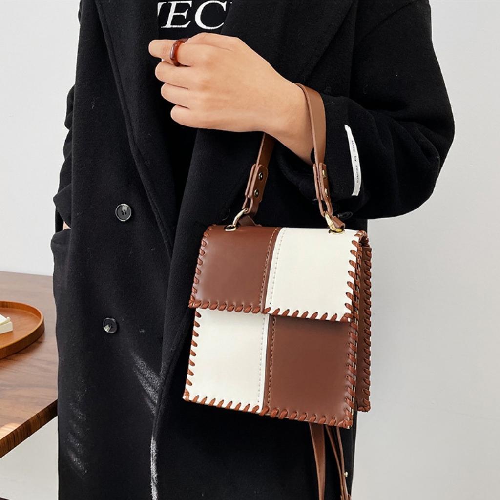 Túi tự làm, Túi handmade tự đan DA16 da PU Kawaii_Handmade