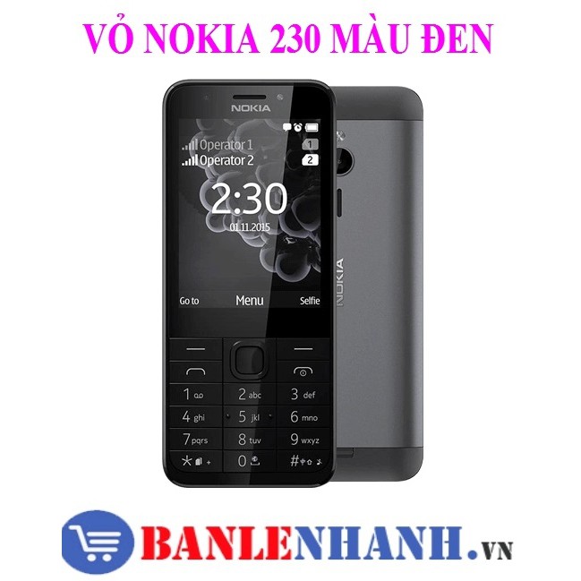 VỎ NOKIA 230 MÀU ĐEN
