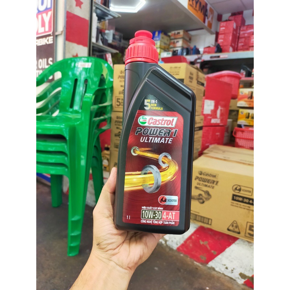 Nhớt Castrol Power 1 ULTIMATE Scooter 10W30 dành cho xe ga đời mới