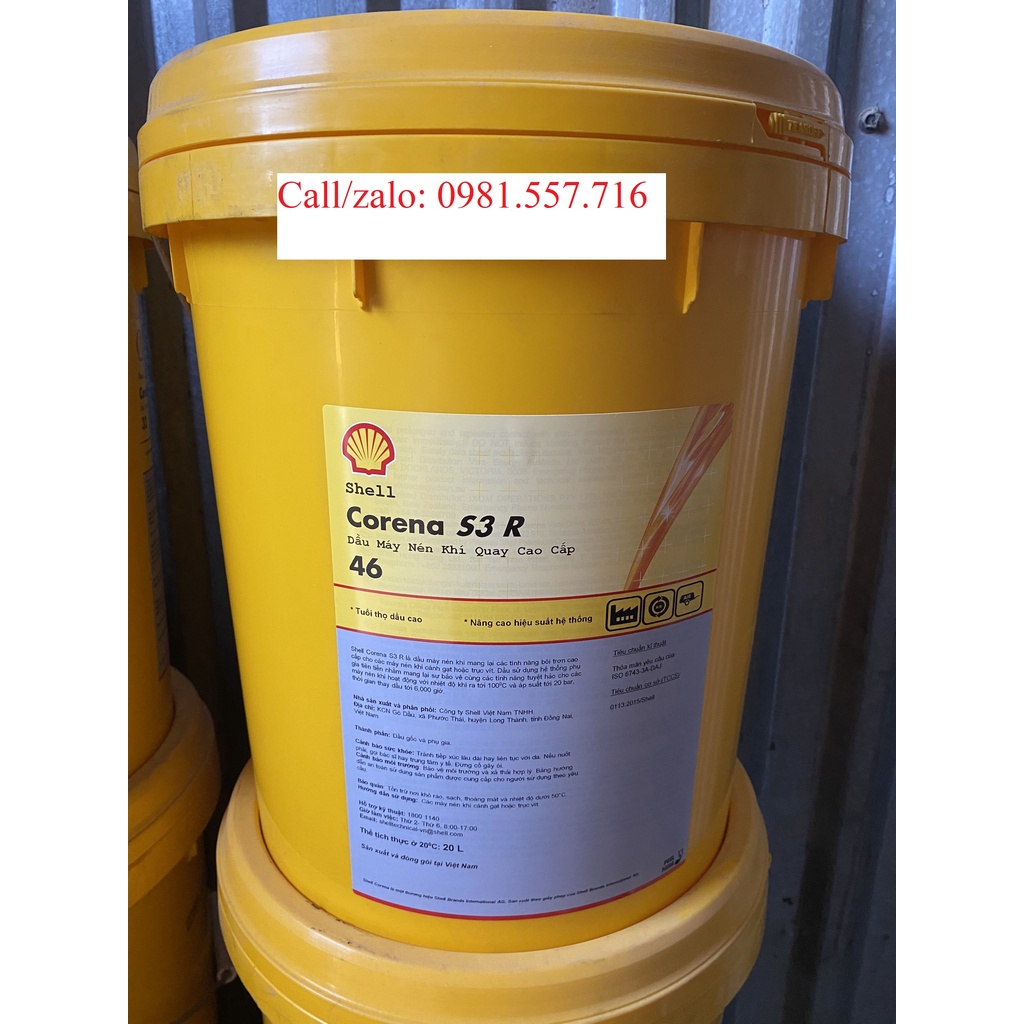 Dầu máy nén khí hãng Shell Corena S3 R46