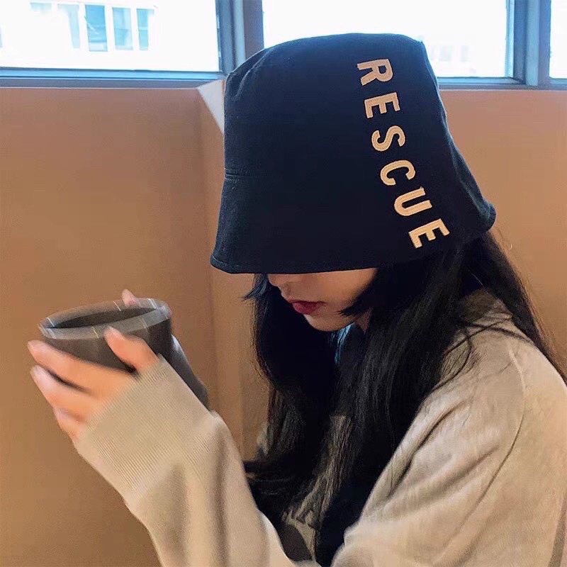 Mũ bucket cụp RESCUE ulzzang form unisex nam nữ