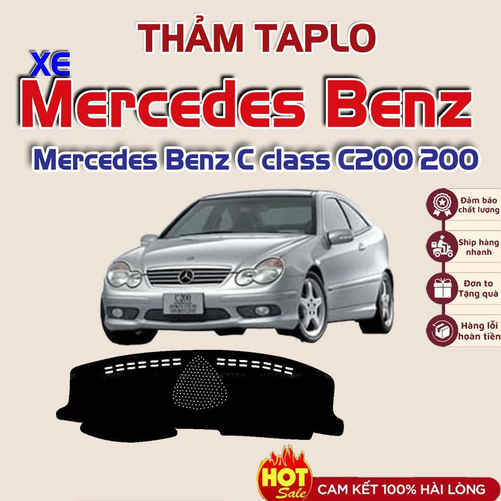 Thảm taplo xe Mercedes Benz C class C200 2000 2001 2002 2003