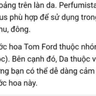 Nước hoa TF NAM 100ML.  MACY'S MỸ
