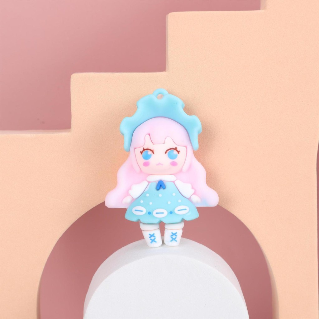 new blind box, mini world, flower shop, hand-made girl group, Talí, hidden skin, dream song, doll,