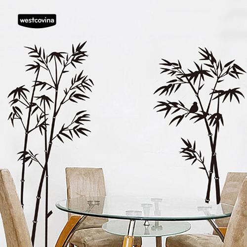 Sticker dán tường hình cây trúc