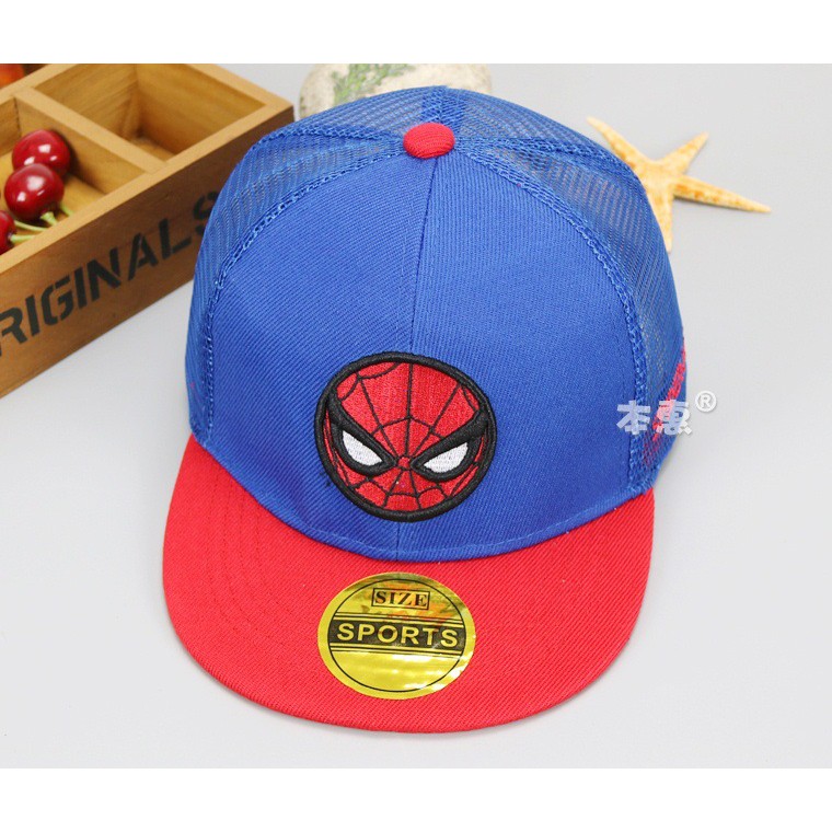 Mũ Lưỡi Trai Size 52 Cm Khoảng 4-10 Tuổi Spider-man