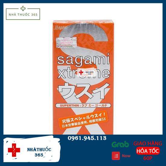 Bao cao su Sagami Love Me Orange hộp 10 chiếc