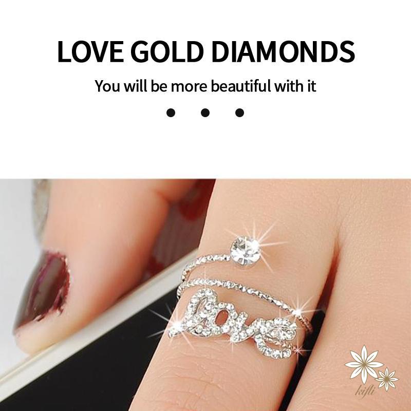 【Kifli.vn】Bộ Nhẫn Mở Đính Ngọc Trai Đơn Giản Dễ Phối Đồ