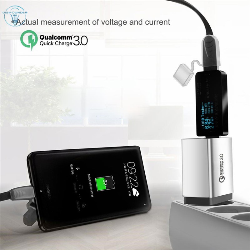 DG Universal 3 Port USB Wall Charger Fast Quick Charge QC3.0 USB Hub Charger Adapter EU US Plug