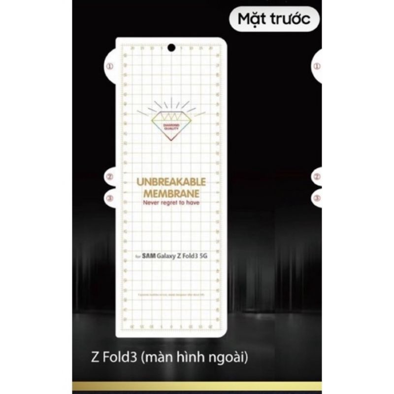 Ốp lưng SULADA da cho Samsung Z DOLD 4 , Z Fold 2, Z Fold 3 5G 2 mảnh bảo vệ máy