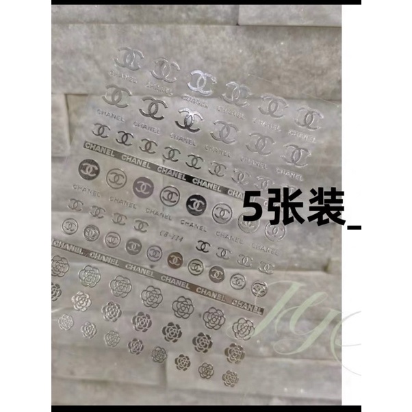 Sticker thương hiệu dán móng