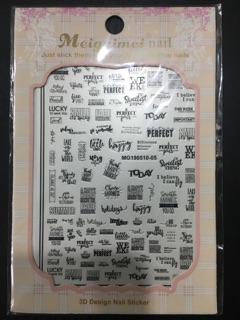 Sticker Dán Móng 3D ( phân loại hàng xem mẫu)
