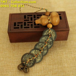 Xu ngũ đế, gồm 5 đồng xu của các vị vua Trung Hoa, Đường kính đồng xu là 2.4cm - SP 000207
