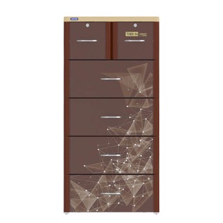 Tủ nhựa duy tân tabi-m 5 tầng nâu chòm sao