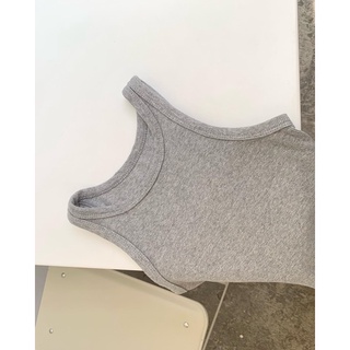 Áo ba lỗ Nữ thun gân Áo croptop ba lỗ len tăm basic