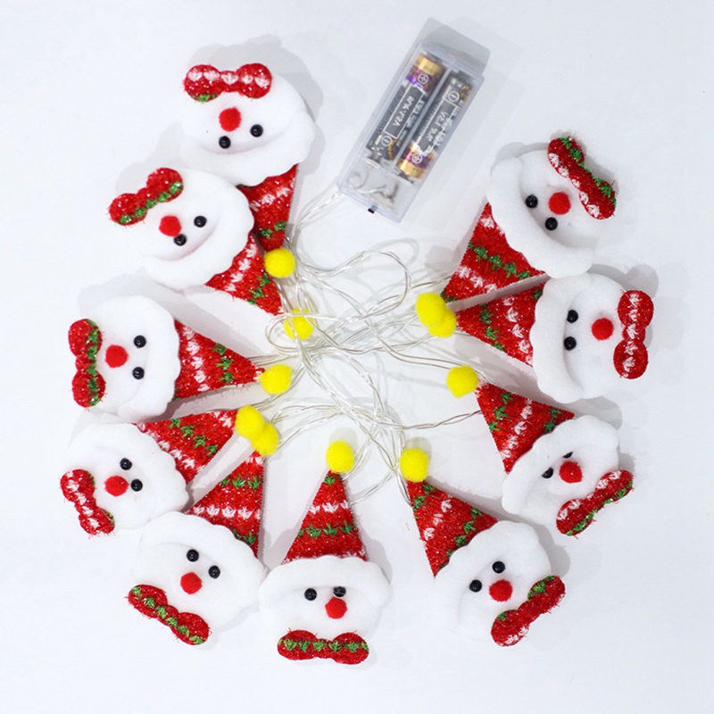 Dây Đèn LED Hình Người Tuyết Trang Trí Giáng Sinh Năm Mới 2023