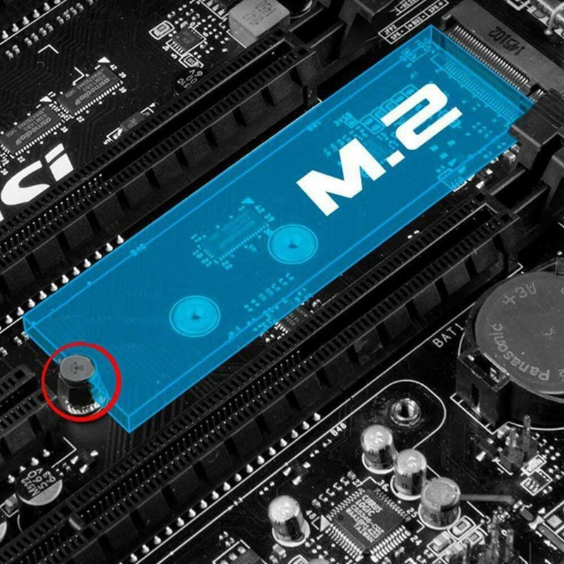 Bộ 10 Ốc Vít Lục Giác Cho Bảng Mạch Chủ A-Sus M.2 Ssd