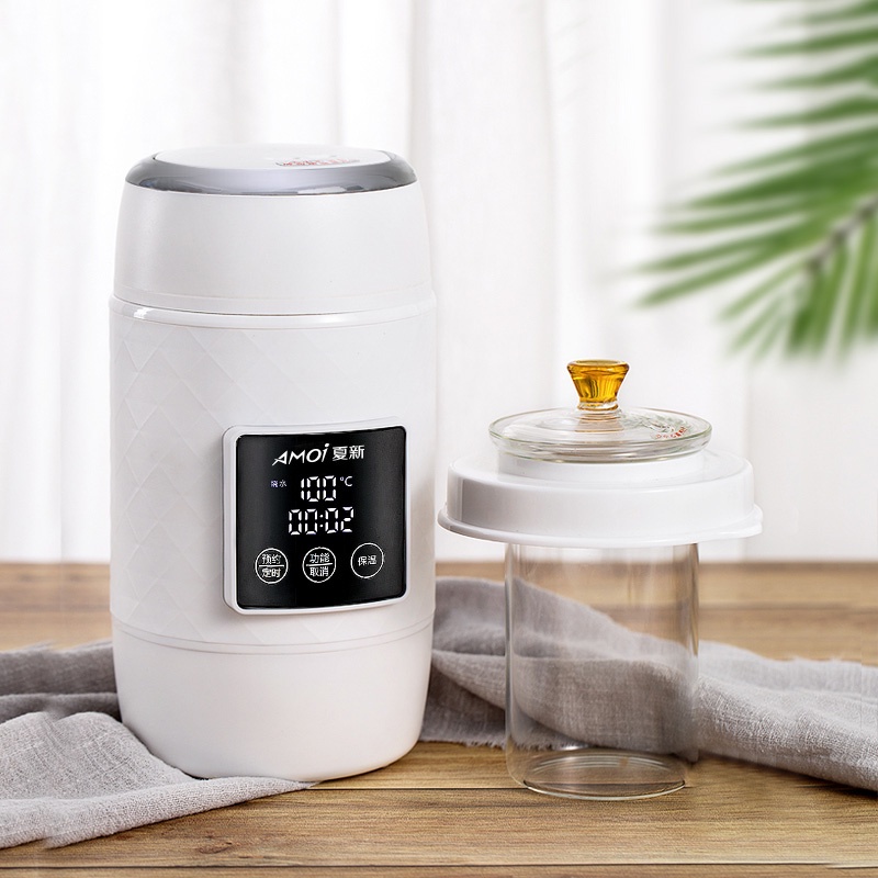 Ấm đun nước điện Mini Du lịch Gấp Di động Cốc nóng Nhỏ tại nhà Nấu ăn Tạo tác Thủy tinh Lót