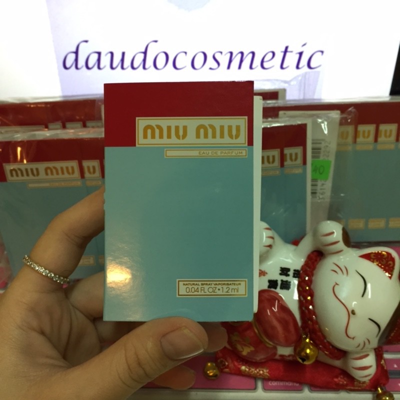 [ vial ] Nước hoa Miu Miu Eau De Parfum EDP 1.2ml | BigBuy360 - bigbuy360.vn