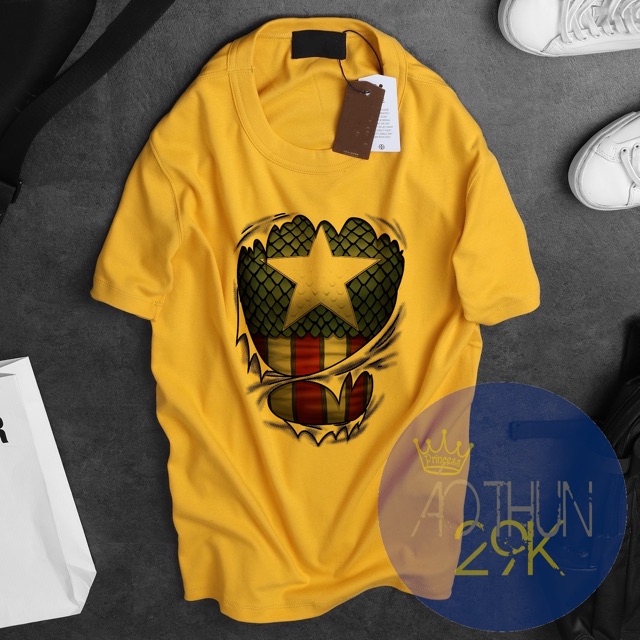 ALBUM 662 - ÁO THUN UNISEX PHỐI CỜ MỸ