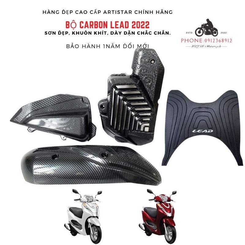 Ốp trang trí xe Lead Carbon 2022 Cực Đẹp Gấn Zin