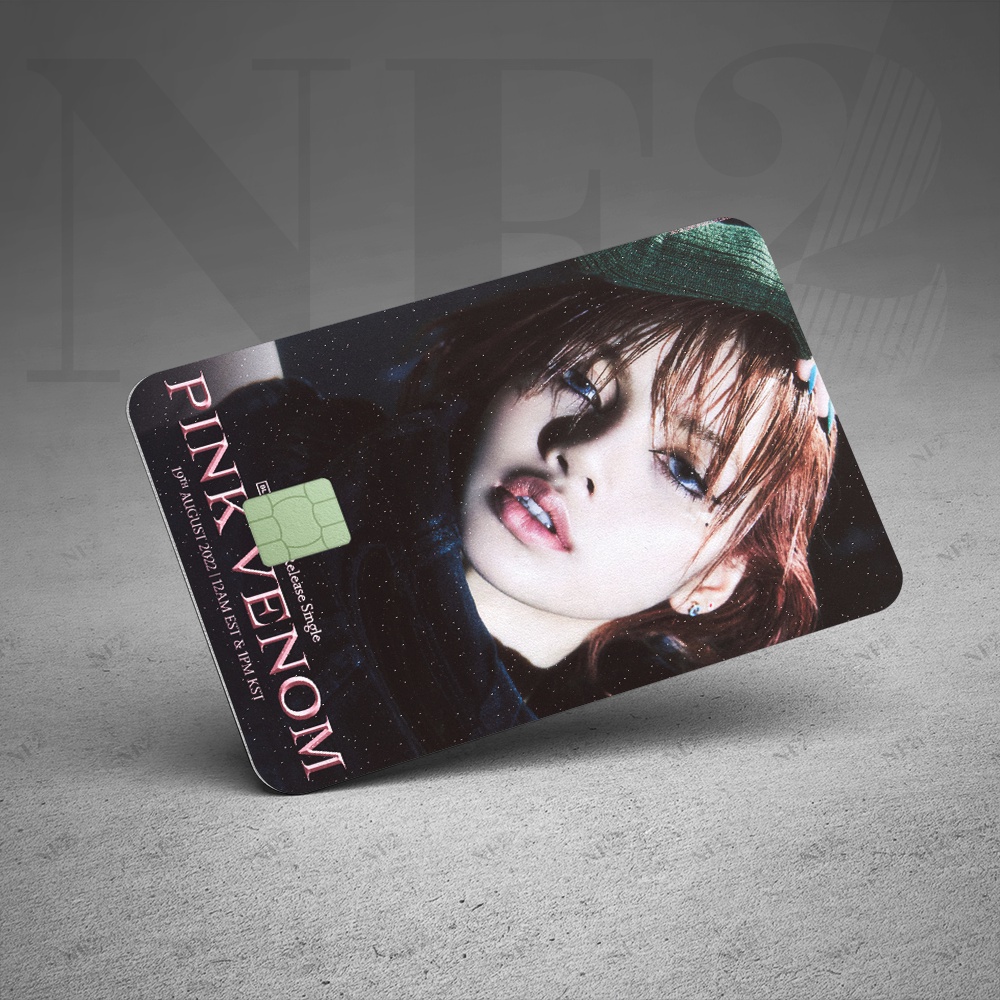 PINK VENOM CARD - Decal Sticker Thẻ ATM  Miếng Dán Trang Trí NF2 Cards
