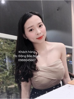 Áo len cúp ngực ( ảnh thật )