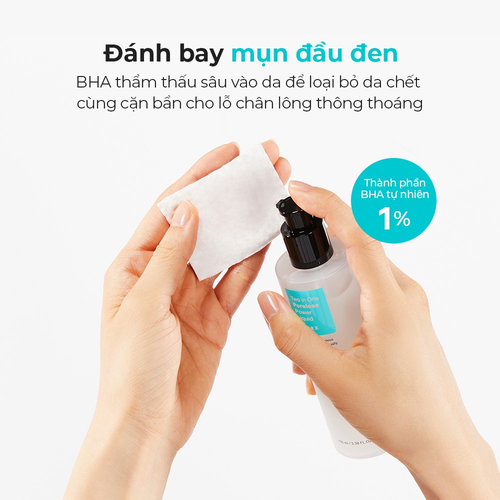 Nước cân bằng COSRX 20ml/ 100ml chăm sóc da hai trong một không lỗ chân lông