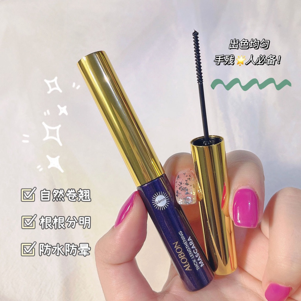 Mascara Đầu Cọ Nhỏ Kháng Nước Không Nhòe Chuốt Mi Cong Vút Và Dài Hơn