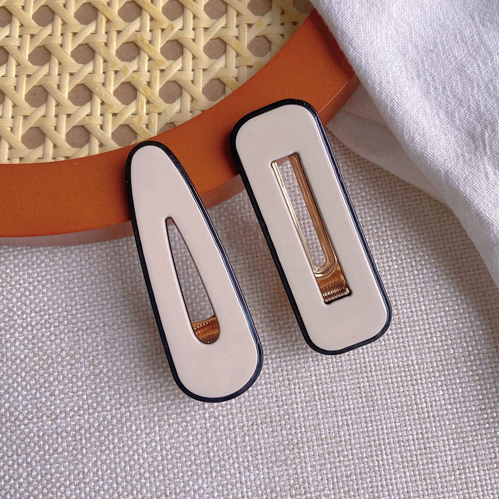 Kẹp tóc họa tiết kẻ caro phong cách thanh lịch thời trang cho nữ