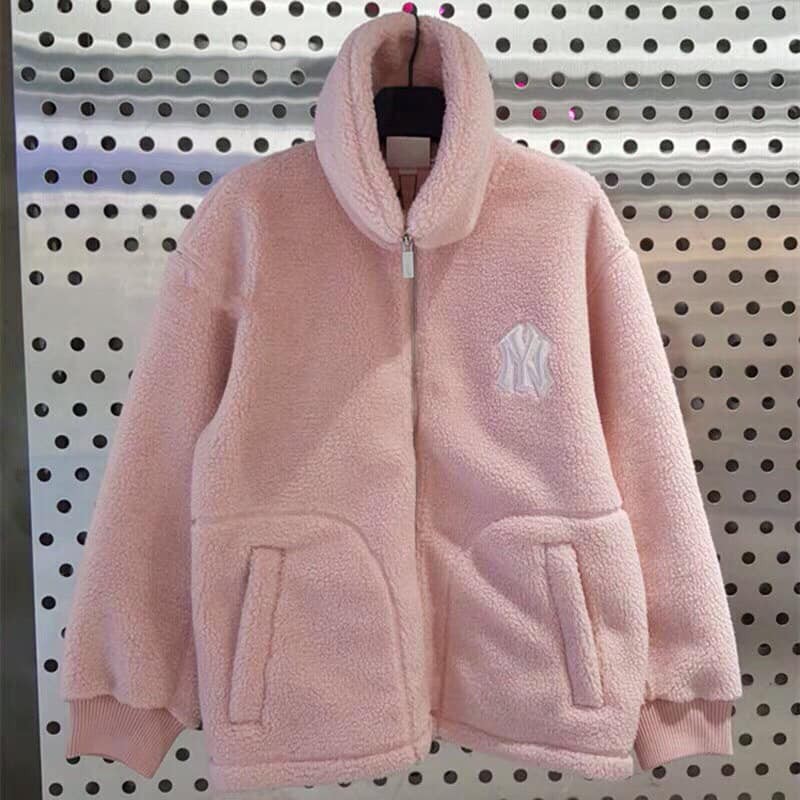 Áo lông khoá NY cổ bẻ