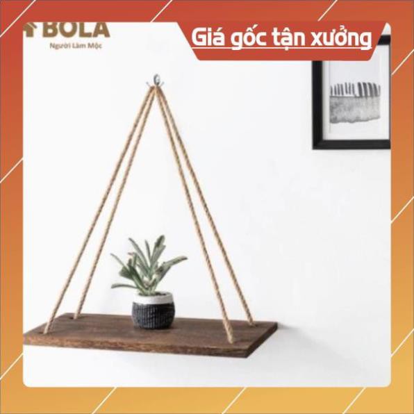 (Giá Xưởng) Kệ treo tường gỗ thông  - Trang trí nhà cửa - DIY