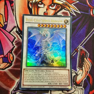 Thẻ bài Yugioh chính hãng | Blue-eyes Spirit Dragon | CT13 Ultra Rare