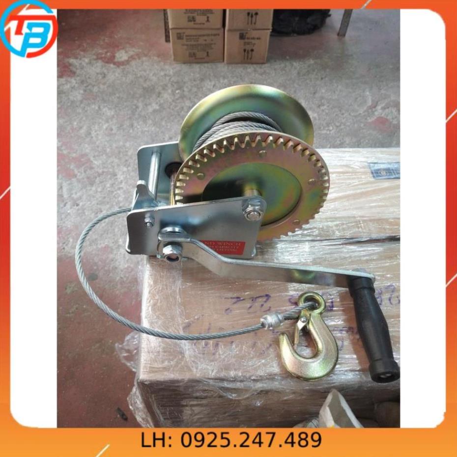 Tời quay tay 1200 - 550 kg CÁP THÉP Thái Bình Vina