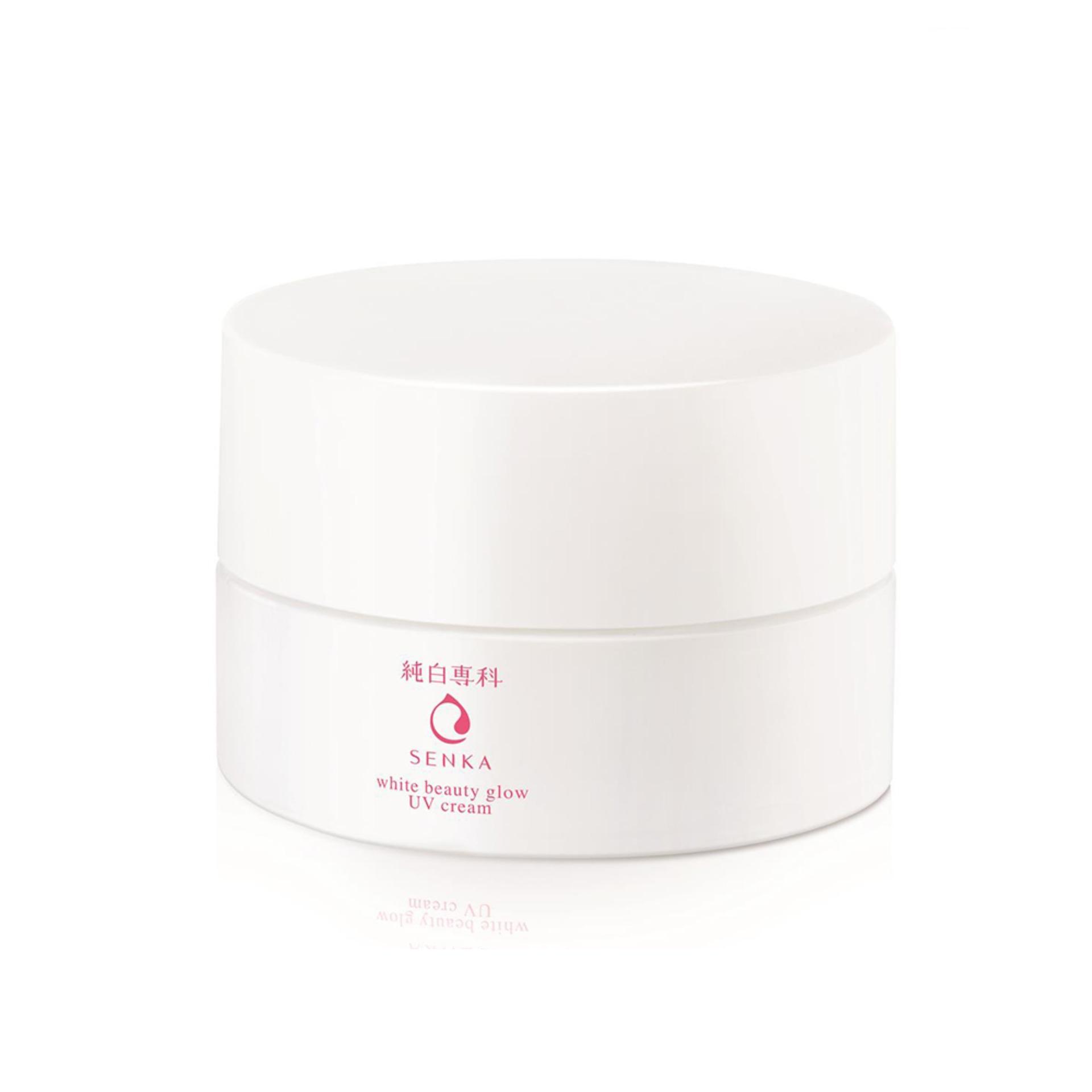 Kem dưỡng trắng da chống nắng ban ngày Senka White Beauty Glow UV Cream SPF 25 PA ++ 50g - 15539