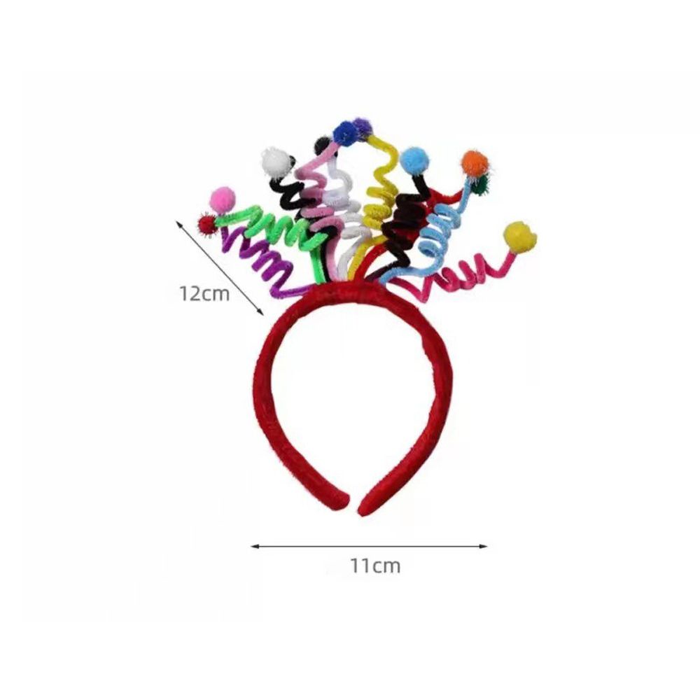 Băng Đô Cài Tóc Hình Quả Bóng Nhiều Màu Dễ Thương Vui Nhộn Cho Nữ