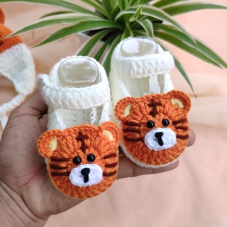 giày len cho bé, giày hổ con
