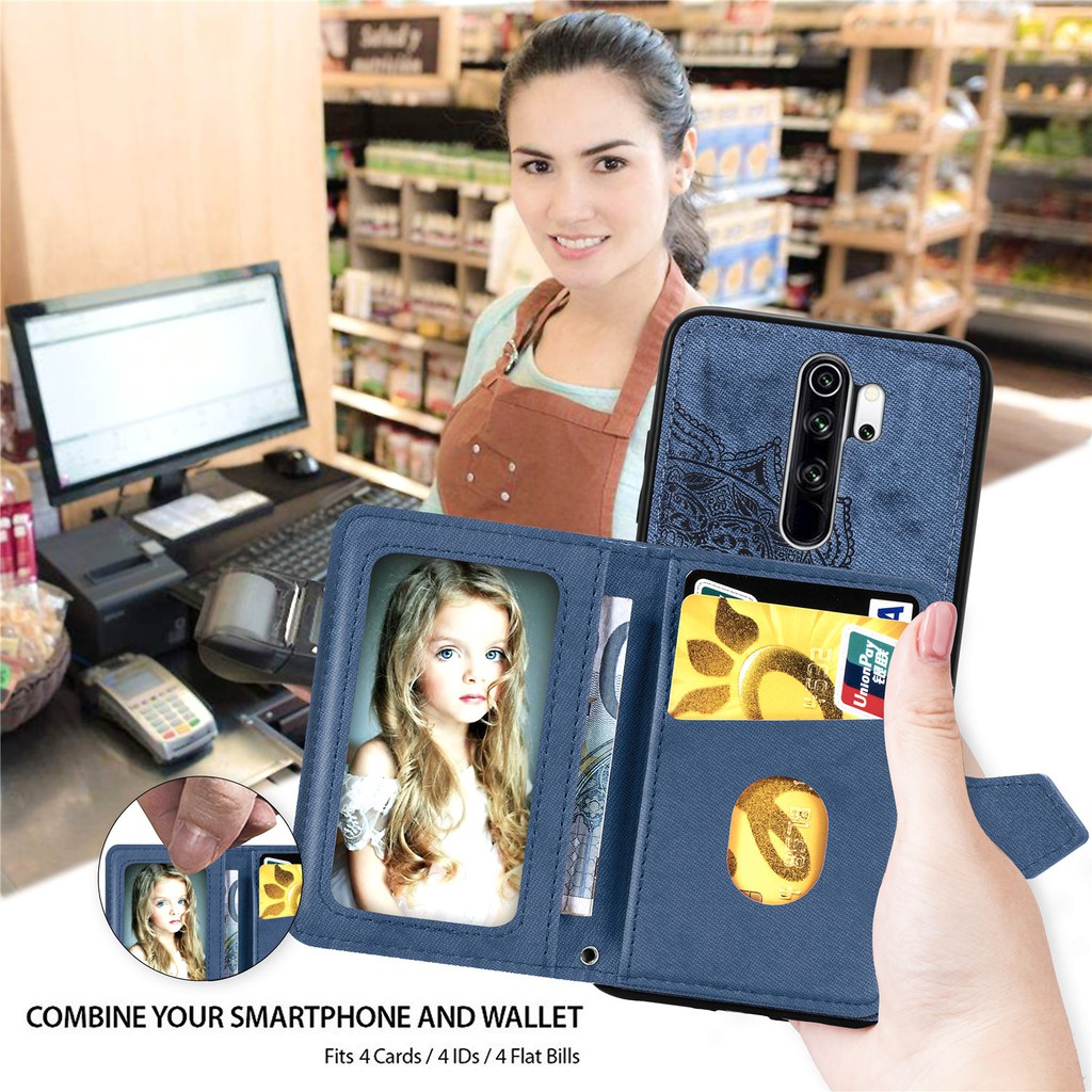 Ốp Điện Thoại Dạng Ví Chống Rơi Họa Tiết Mandala Cho Redmi Note 8t 9s 9 8 6 Pro Max Note8t | BigBuy360 - bigbuy360.vn