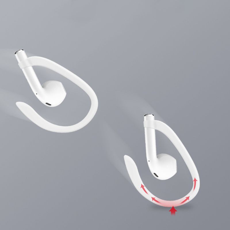 Cặp móc tai bằng silicon chống thất lạc thích hợp cho Airpods 1/ 2/ Pro
