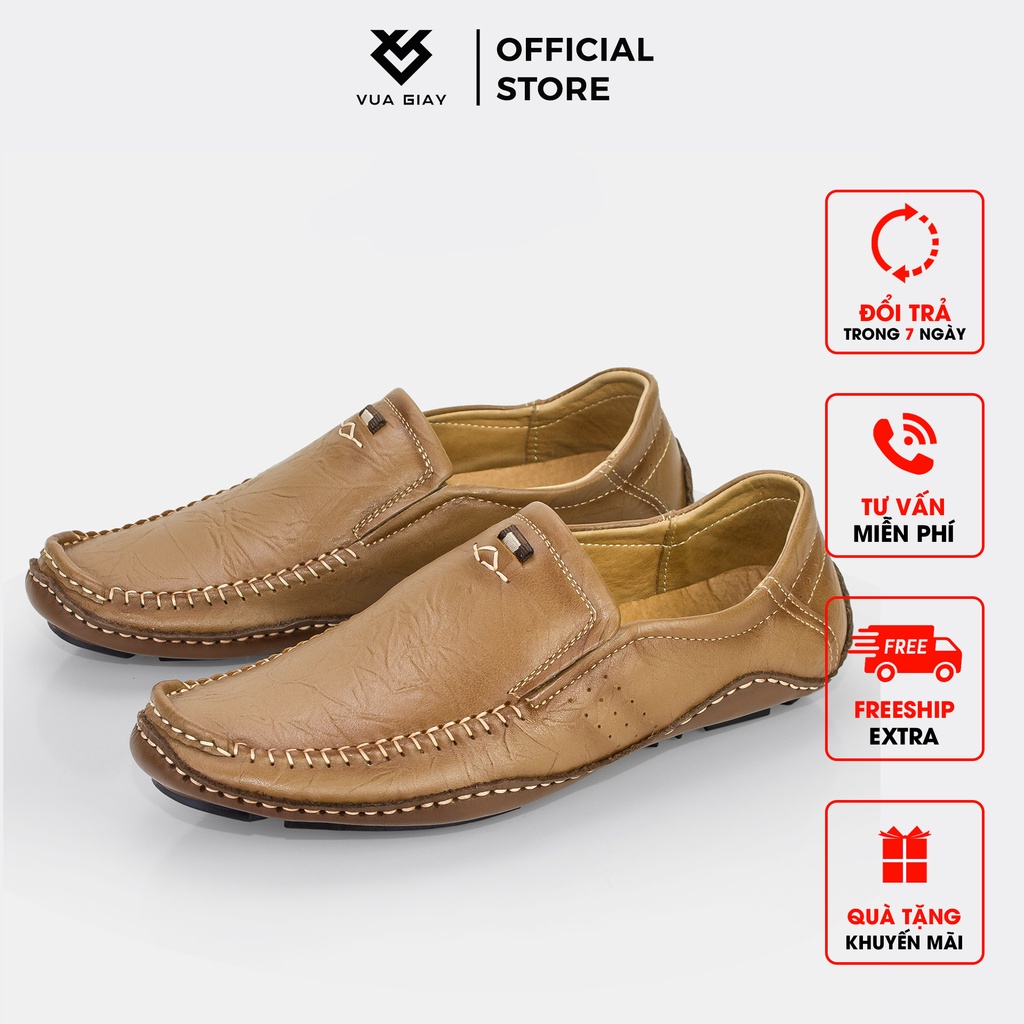 Giày Lười Nam Da Bò Thật Chính Hãng Vua Giày BB45