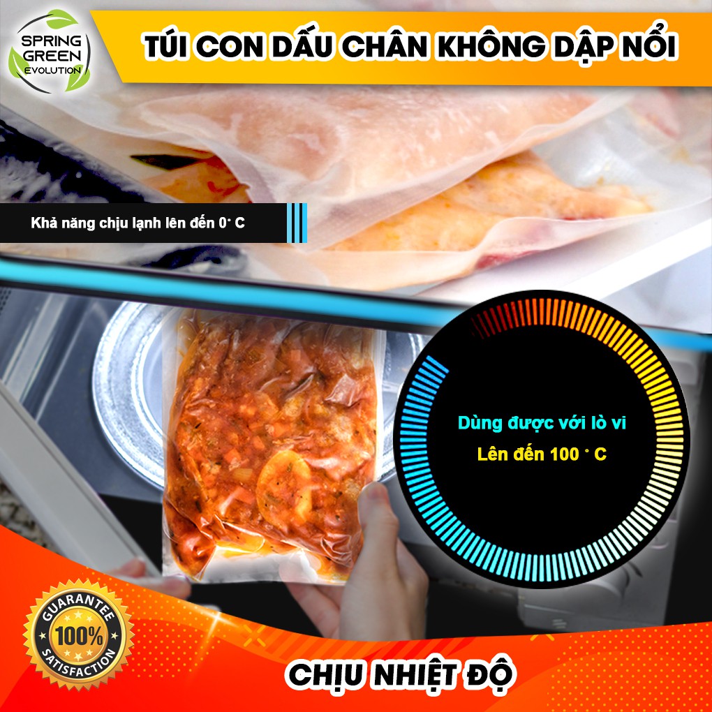 Túi Hút Chân Không 1 Mặt Nhám Cuộn B2D-Roll. Dùng Để Bảo Quản, Nâng Cao Giá Trị Sản Phẩm. Thương Hiệu SGE Thailand !!