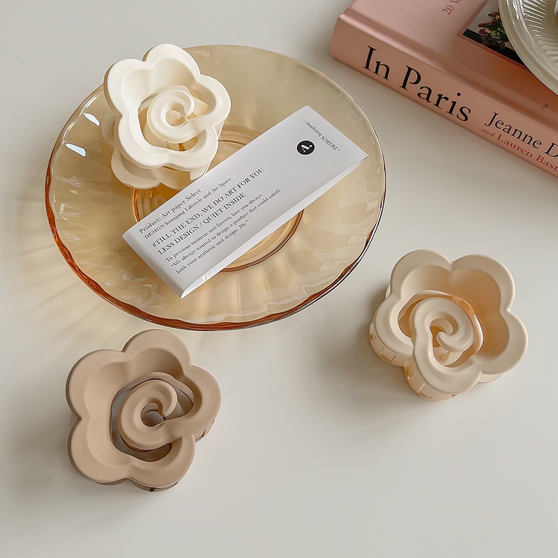 Kẹp Tóc Hình Hoa Trà Phong Cách Nhật Hàn Thanh Lịch Cho Nữ