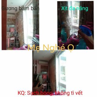 Tẩy cặn canxi vách kính nhà tắm