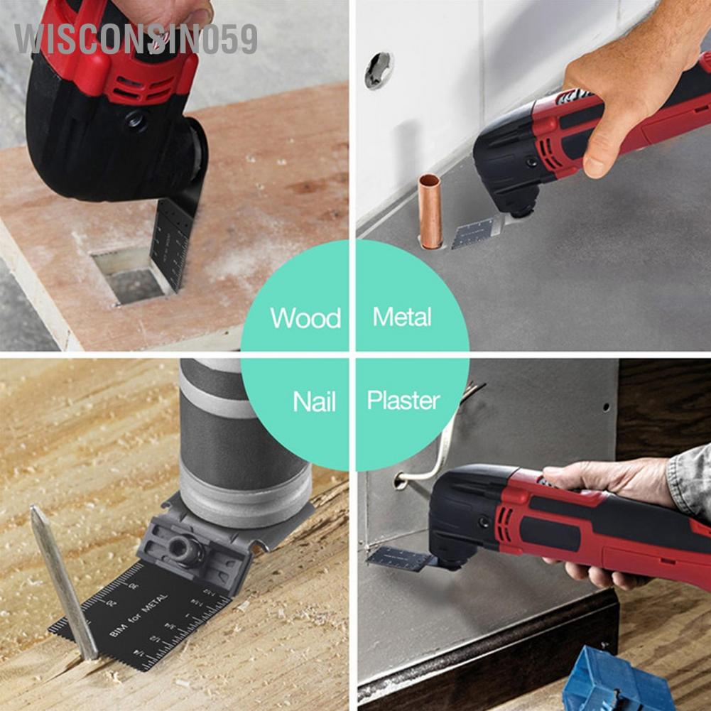Wisconsin059 High Speed Steel Saw Blade Quick Release Power Tools Universal Tool Disassembly 10Pcs